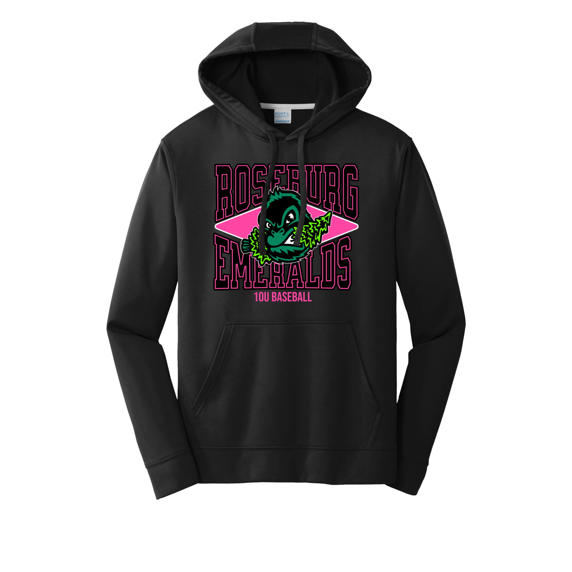 Emeralds Performance Sweatshirt - Pink Sasquatch