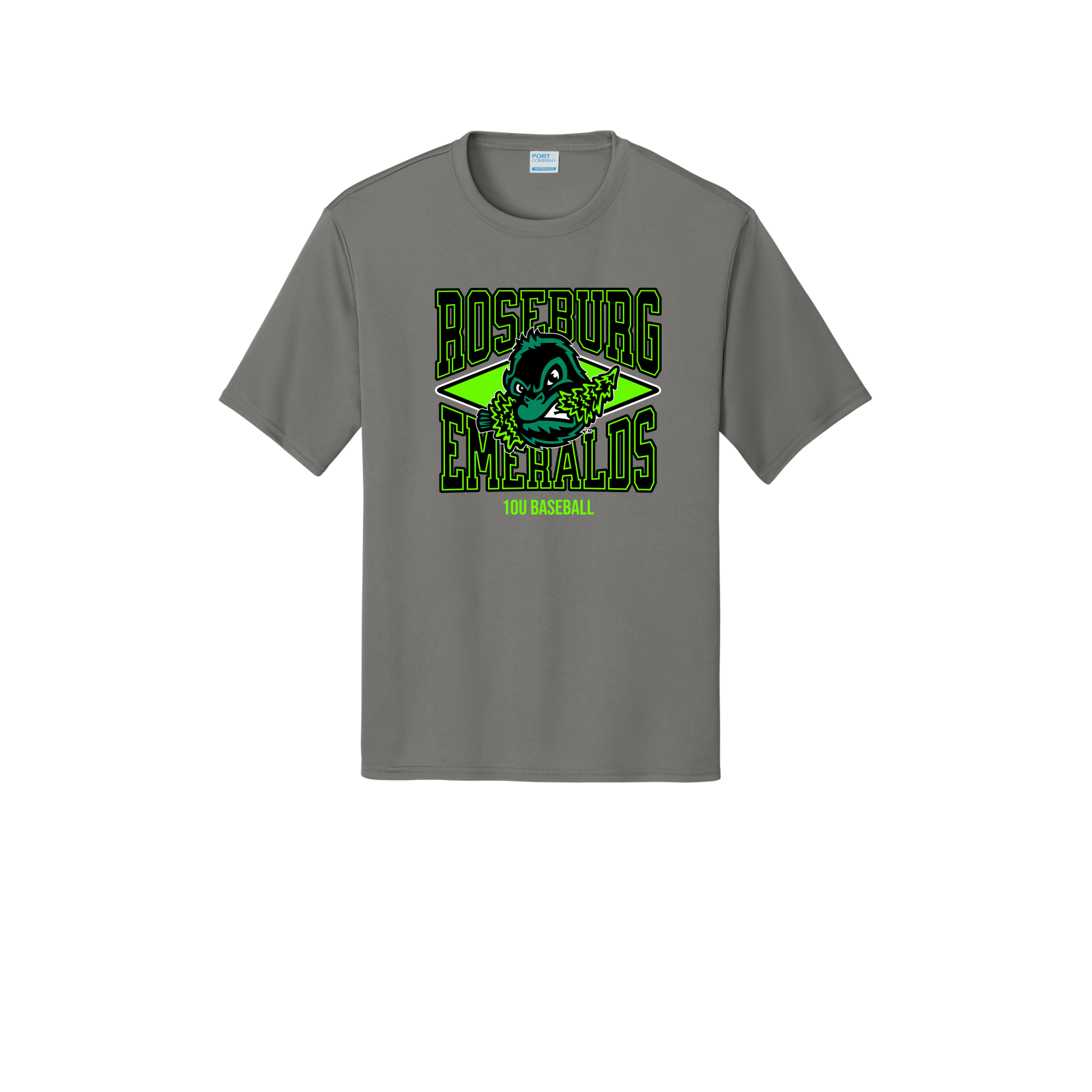 Emeralds Performance T-Shirt - Green Sasquatch