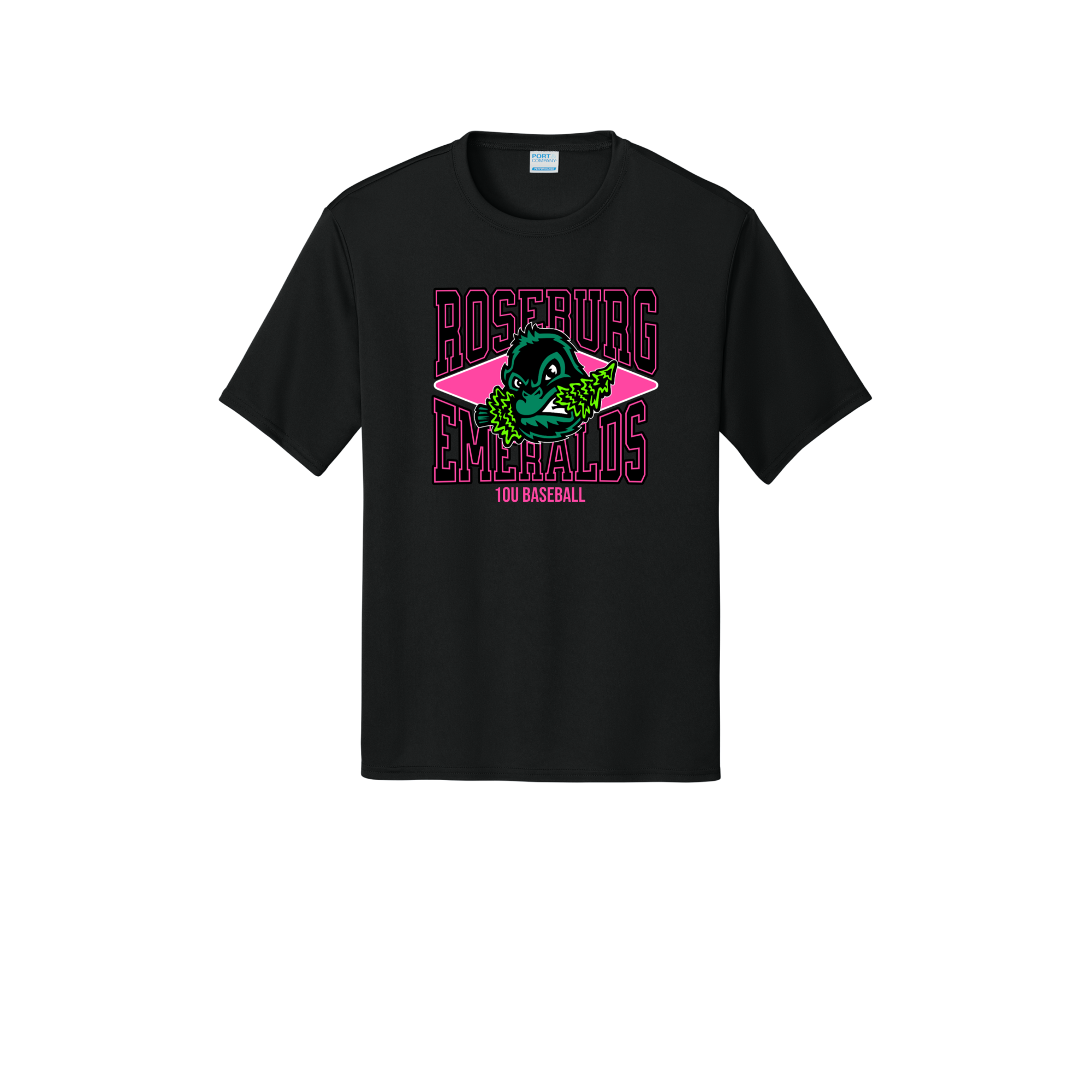 Emeralds Performance T-Shirt - Pink Sasquatch
