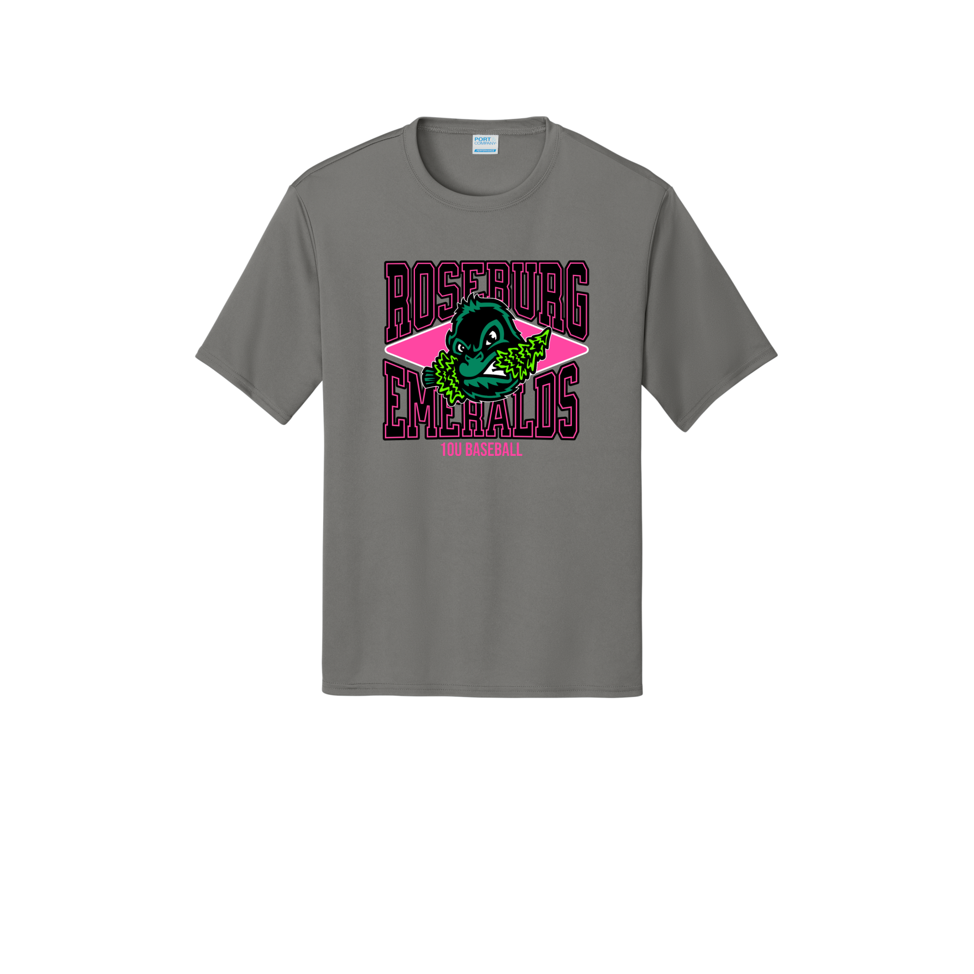 Emeralds Performance T-Shirt - Pink Sasquatch