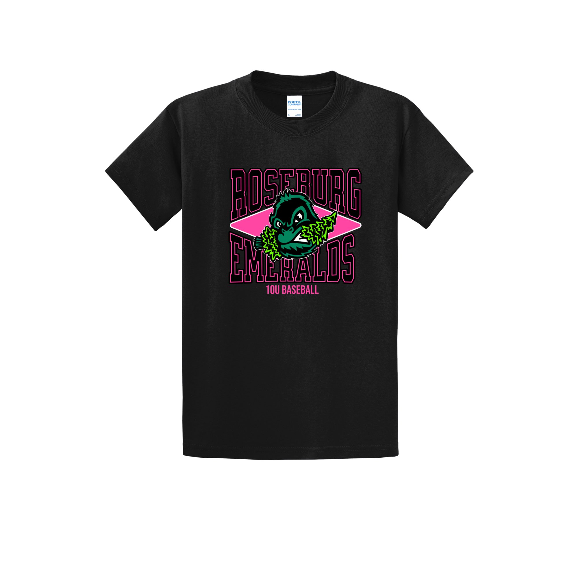 Emeralds Essential T-Shirt - Pink Sasquatch